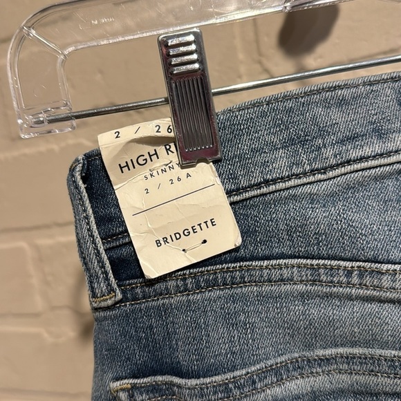 Lucky Brand Jeans Bridgette high rise skinny 2 ankle button fly NEW baddie denim - Picture 4 of 6